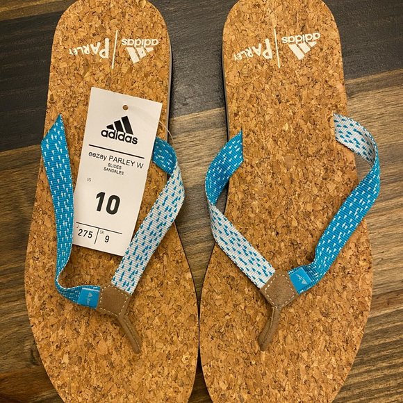 adidas parley flip flops
